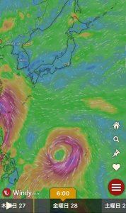 台風５号速報